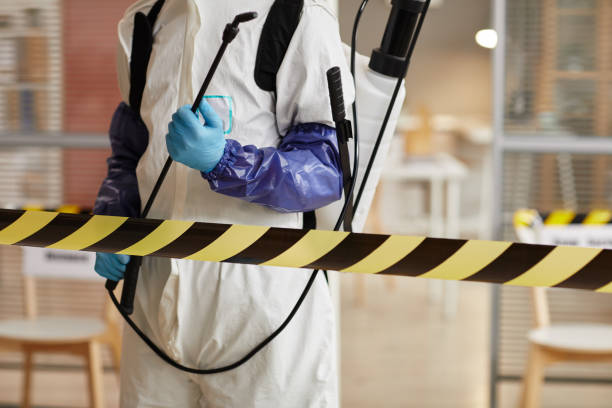 Professional Biohazard Cleanup technician working in Compton, CA